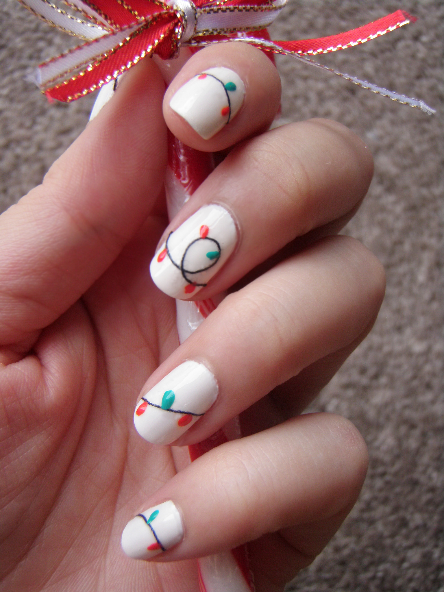 Nail polish: Christmas lights - Bellyrubz Beauty