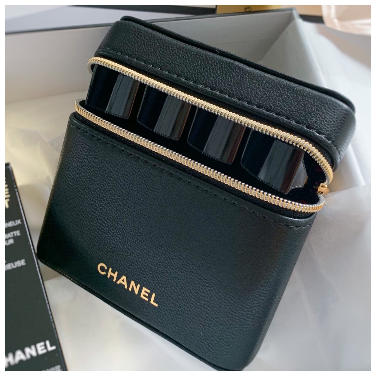 Chanel Lipstick Case - '20s in 2023  Cosmetic bag, Lipstick case, Chanel  cosmetic bag