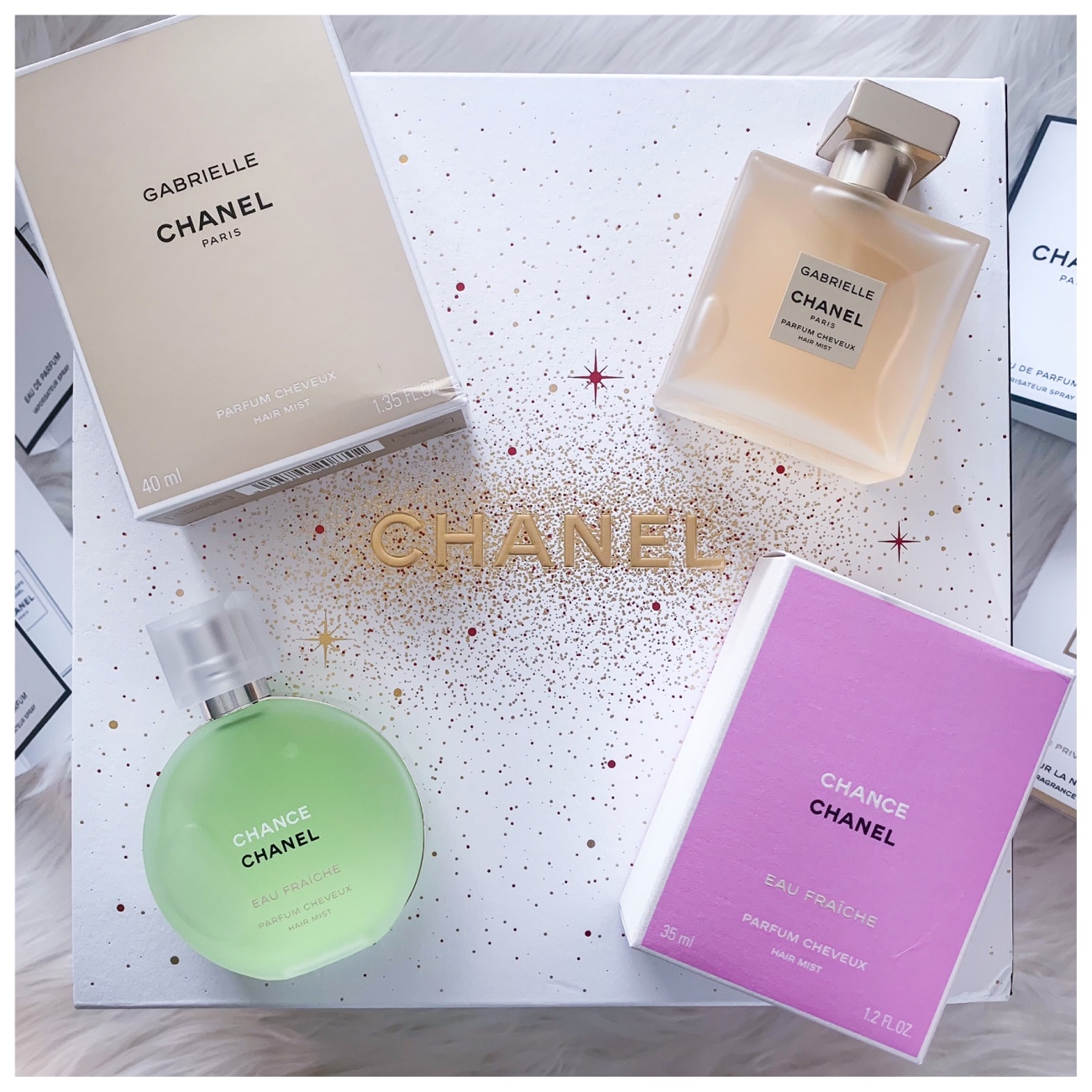 Chanel and Chance Fraiche Hair Mist